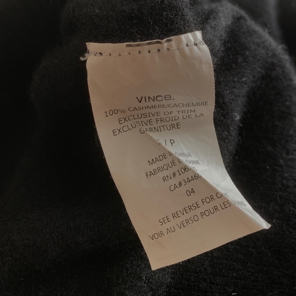 VINCE BEST SELLER Cashmere Weekend V-Neck Sweater - Picture 4 of 6